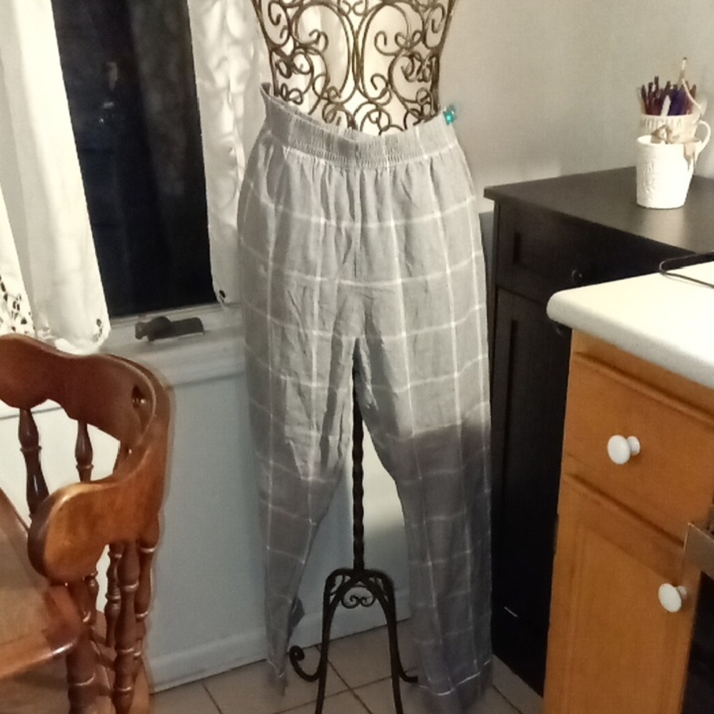 Primark Gray Plaid Pajama Pants